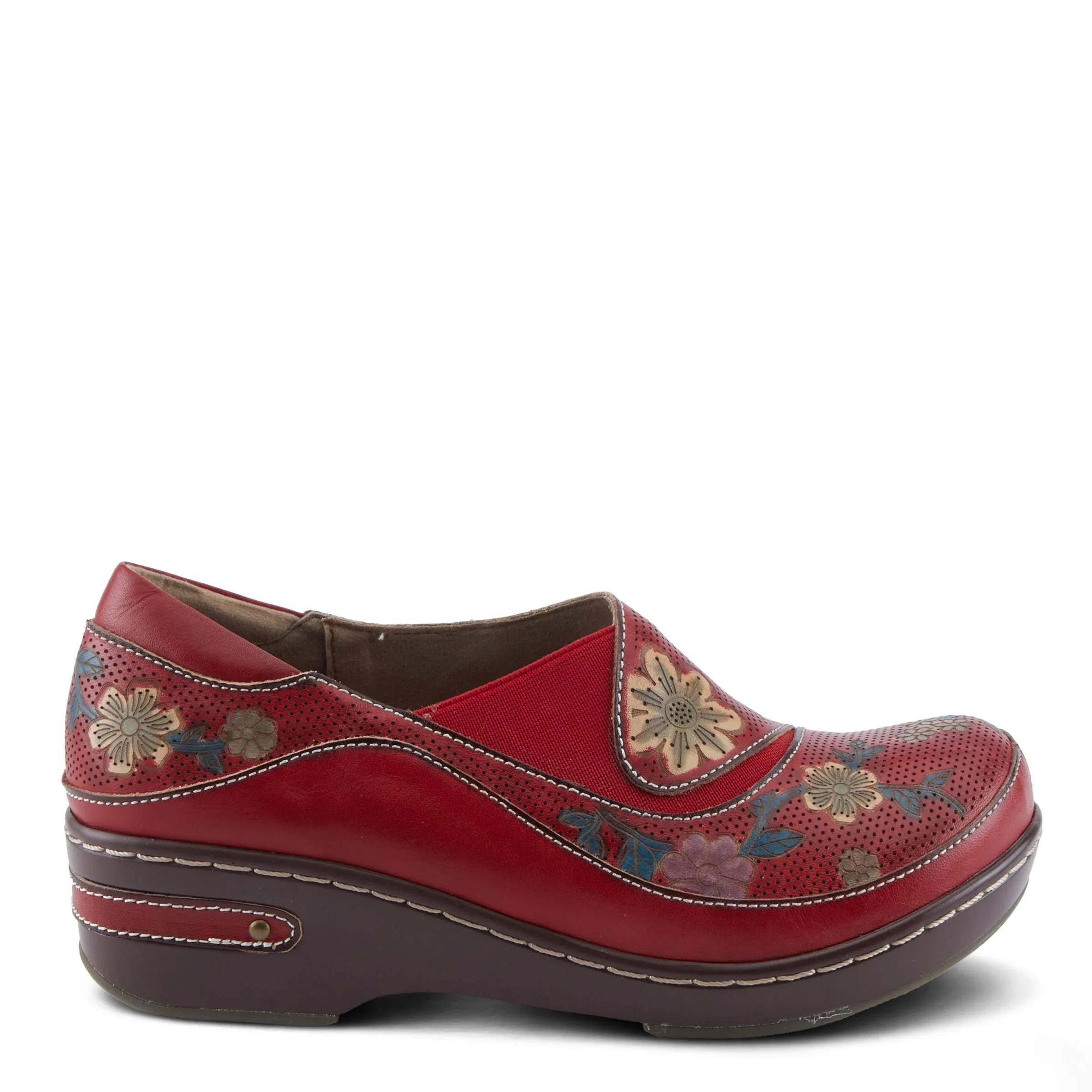 L'ARTISTE BURBANK-FLOWER CLOGS