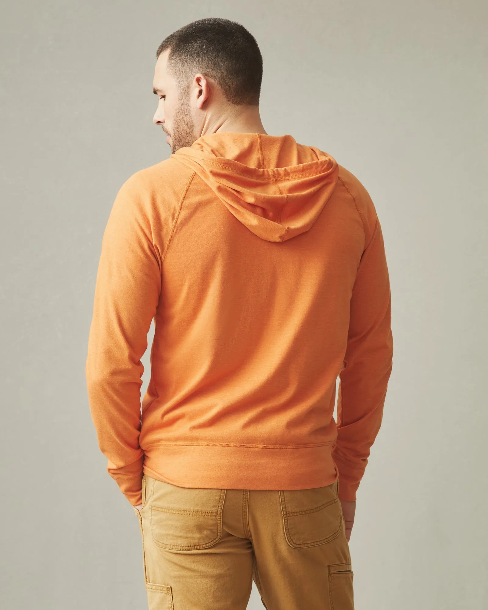 Lightweight Full Zip - Amber Glow