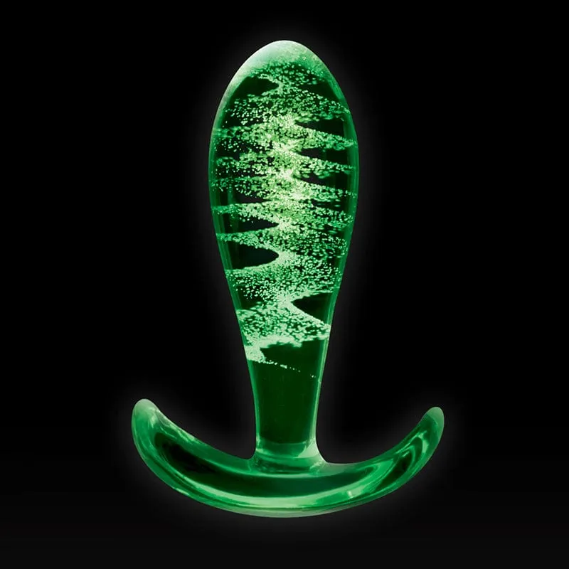 NS Novelties Firefly Glow in the Dark Glass Ace Plug