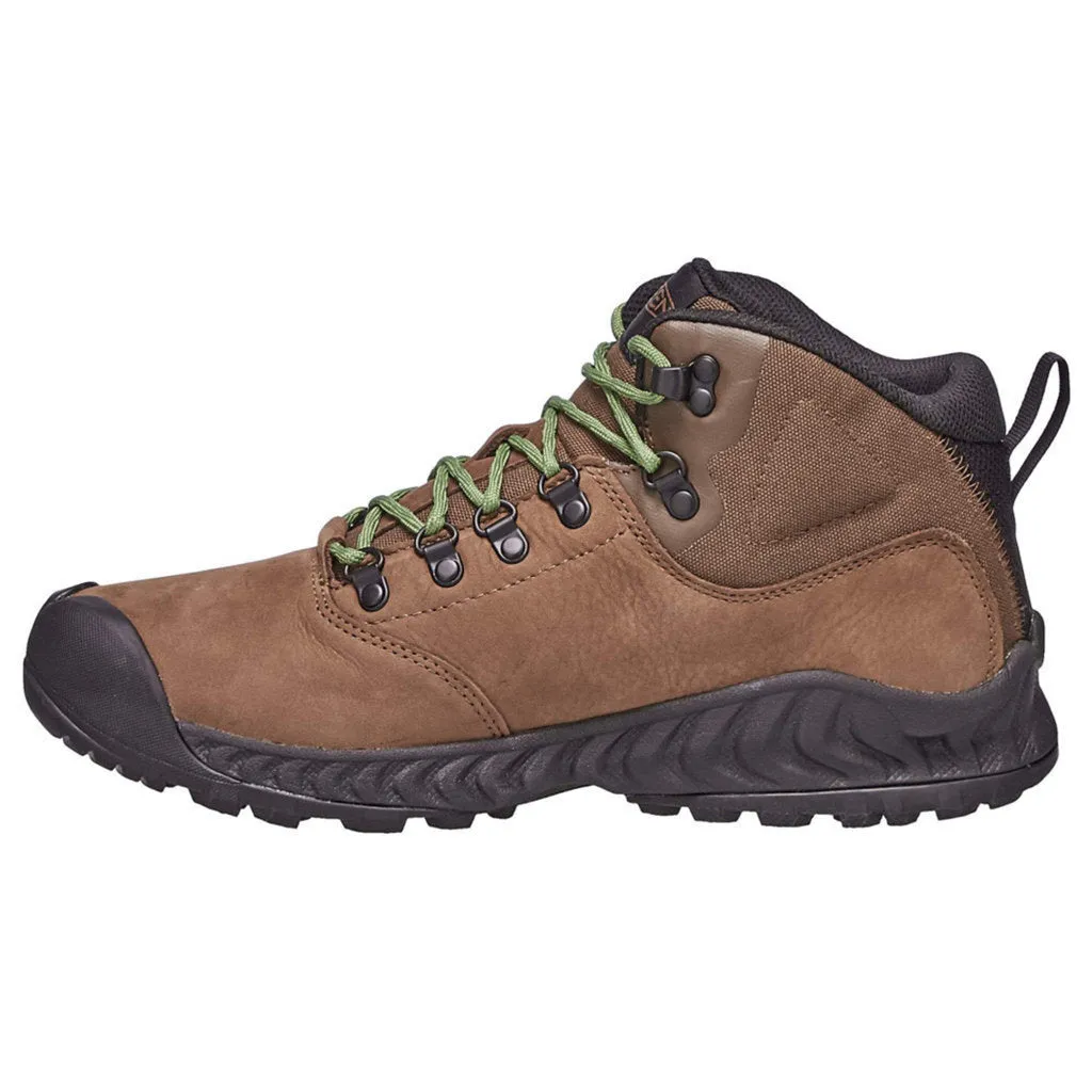 NXIS Explorer Mid Waterproof Nubuck Leather Men's Lightweight Hiking Boots