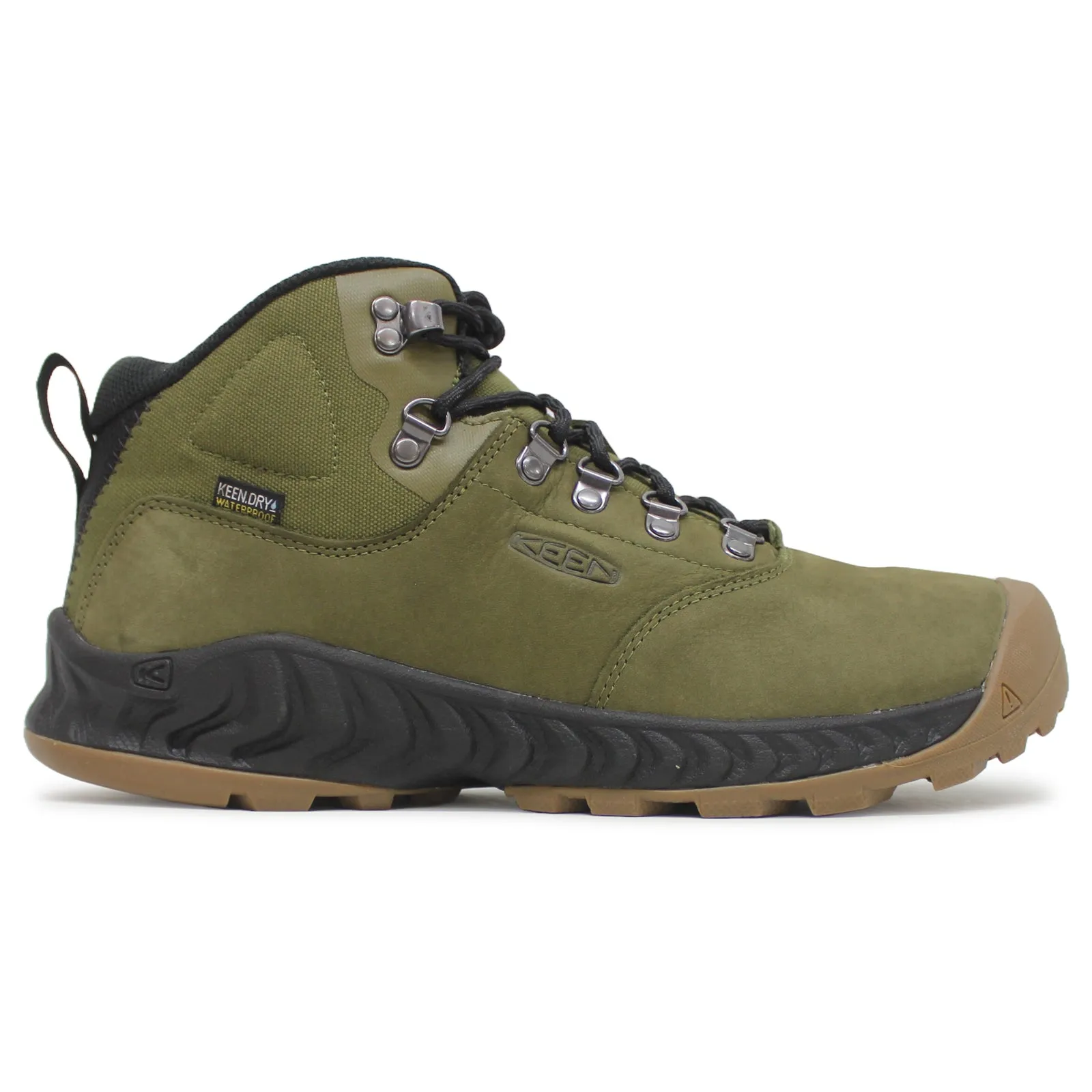 NXIS Explorer Mid Waterproof Nubuck Leather Men's Lightweight Hiking Boots