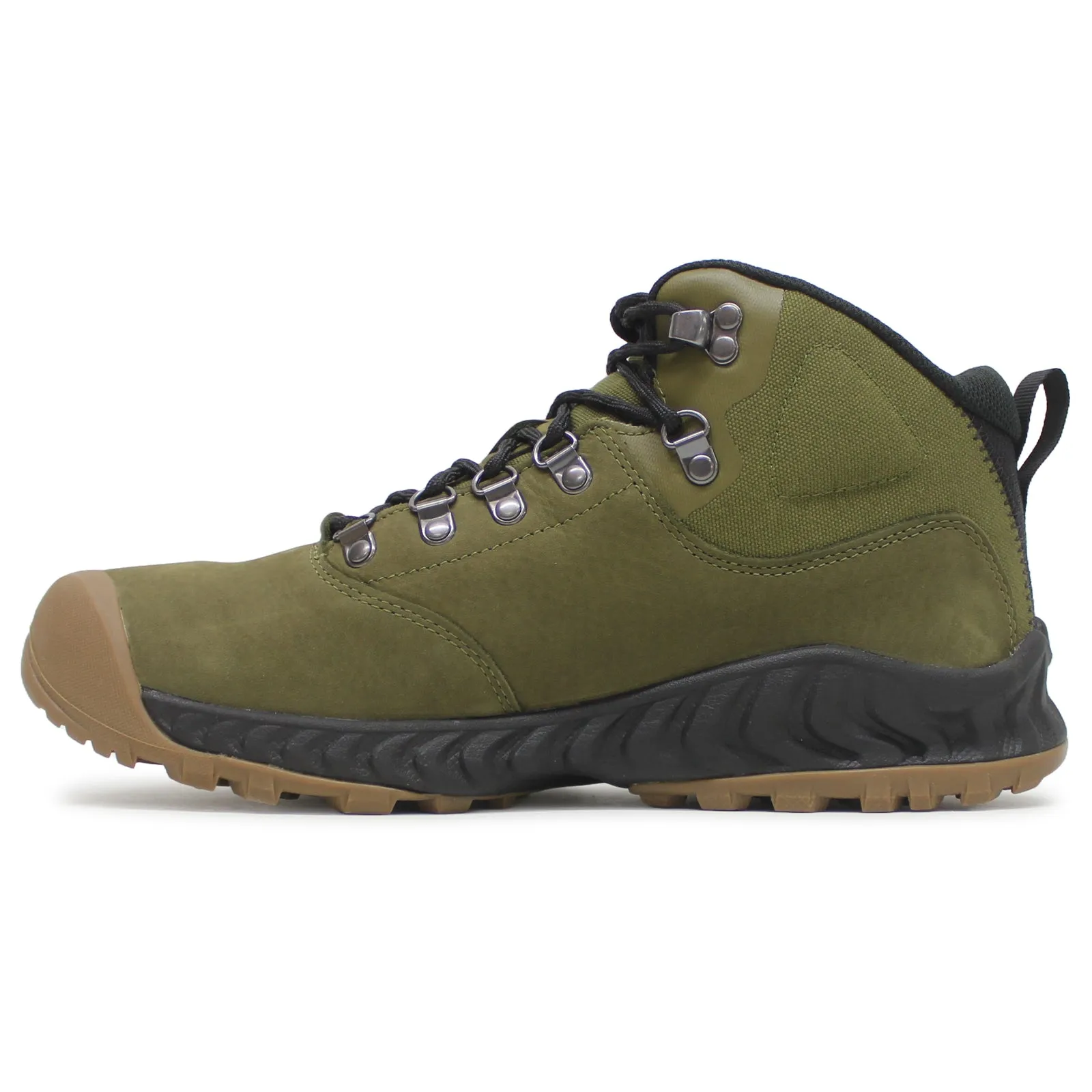 NXIS Explorer Mid Waterproof Nubuck Leather Men's Lightweight Hiking Boots