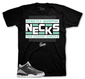 Retro 3 Green Glow Break Necks Shirt