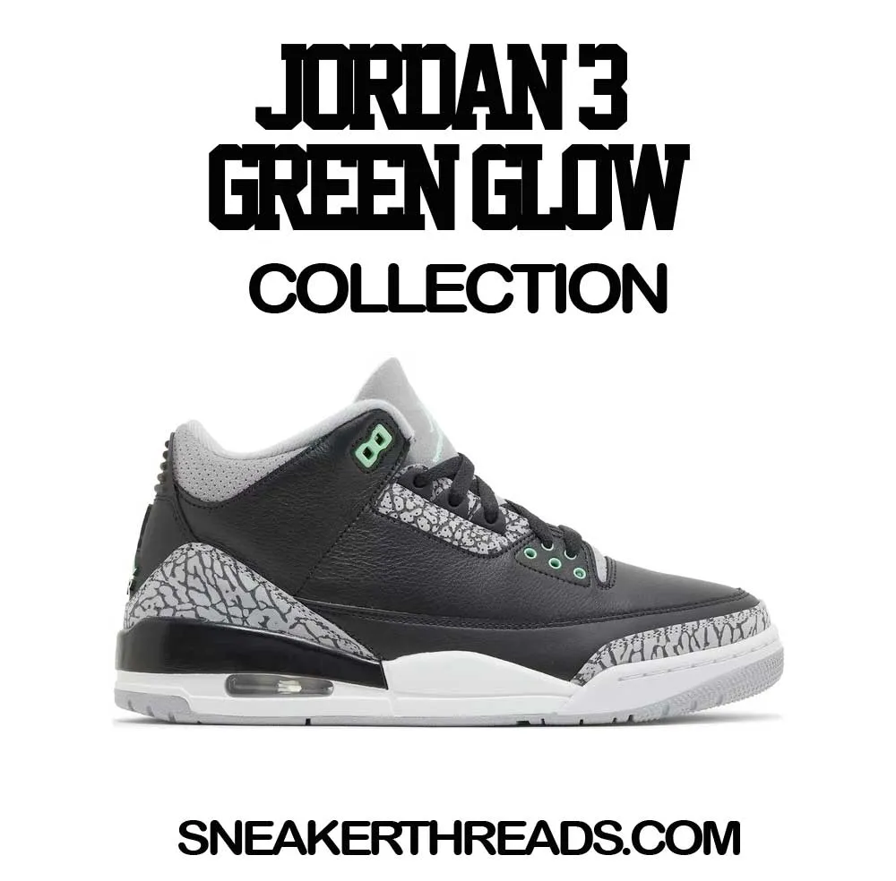 Retro 3 Green Glow Fresh 3s Shirt