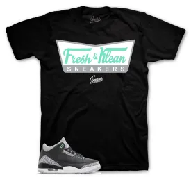 Retro 3 Green Glow Fresh & Klean Shirt