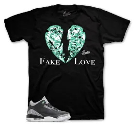 Retro 3 Green Glow Love Shirt