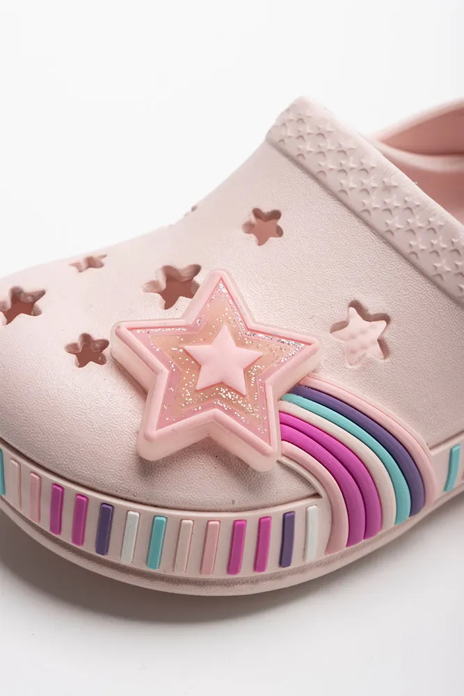 Star Light Up Clog Pink